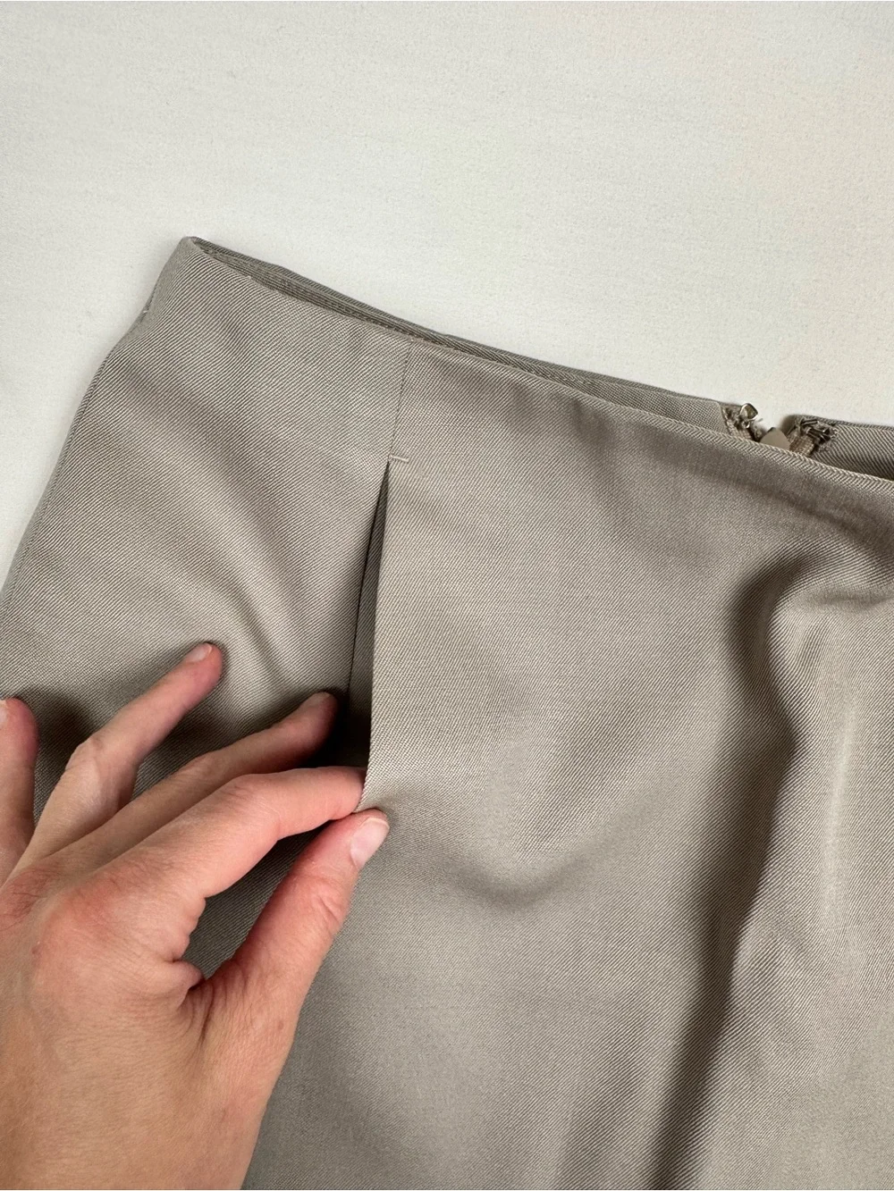 J.Crew Wool Pencil Skirt Gray Women’s 8 Front Pockets